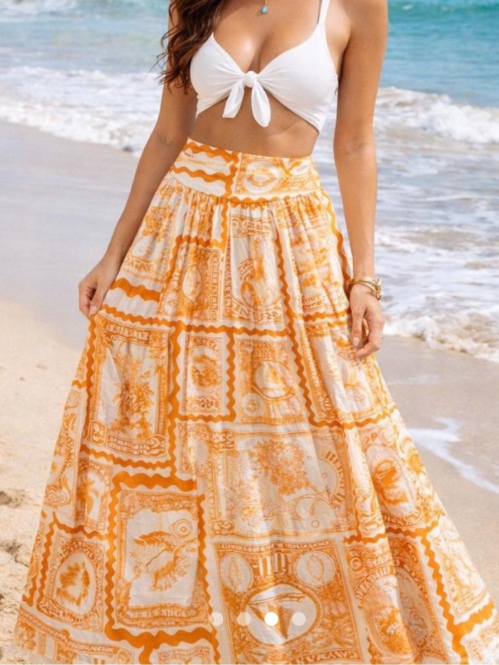 Nicole Miller Pattern Skirt